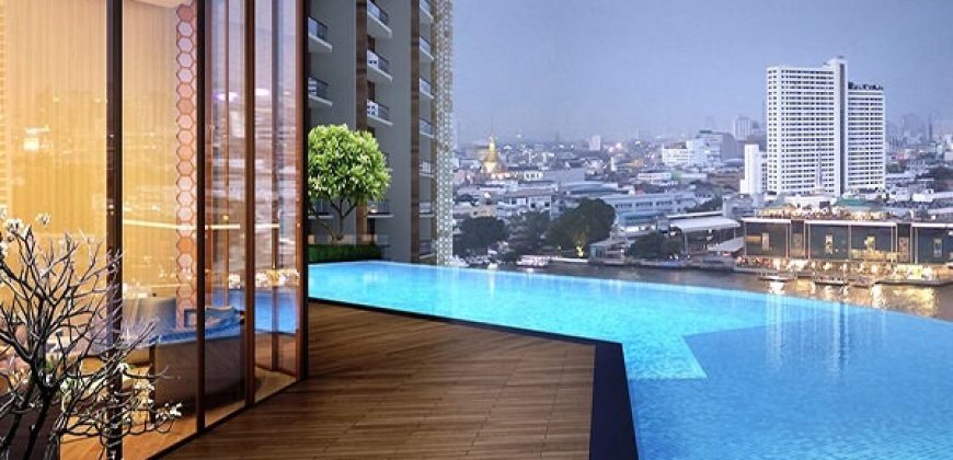 Magnolia Iconsiam for Rent 1bed River view high floor at corner side luxury decorated