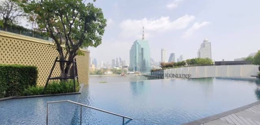 Magnolia Iconsiam for Rent 1bed River view high floor at corner side luxury decorated