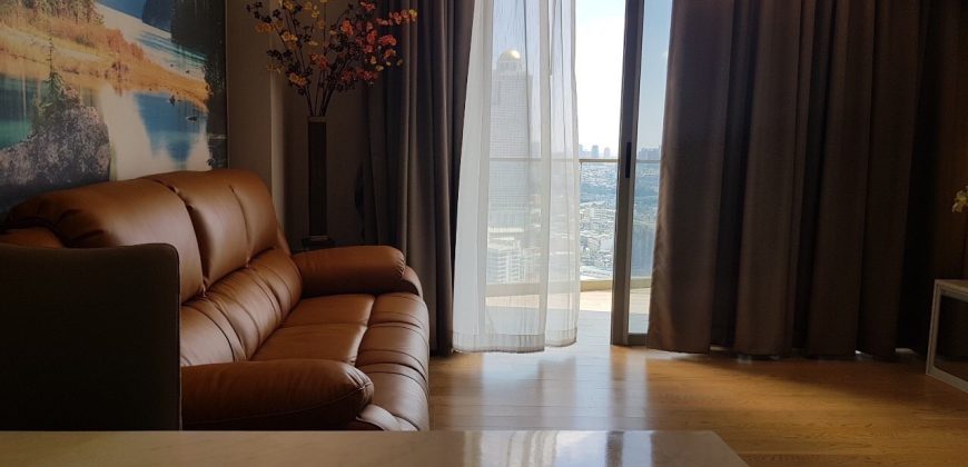 Magnolia Iconsiam for Rent 1bed River view high floor at corner side luxury decorated