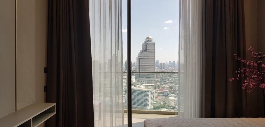 Magnolia Iconsiam for Rent 1bed River view high floor at corner side luxury decorated